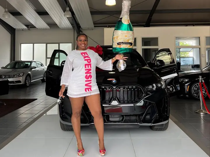 Lena Motley with her BMW X6 xDrive40i