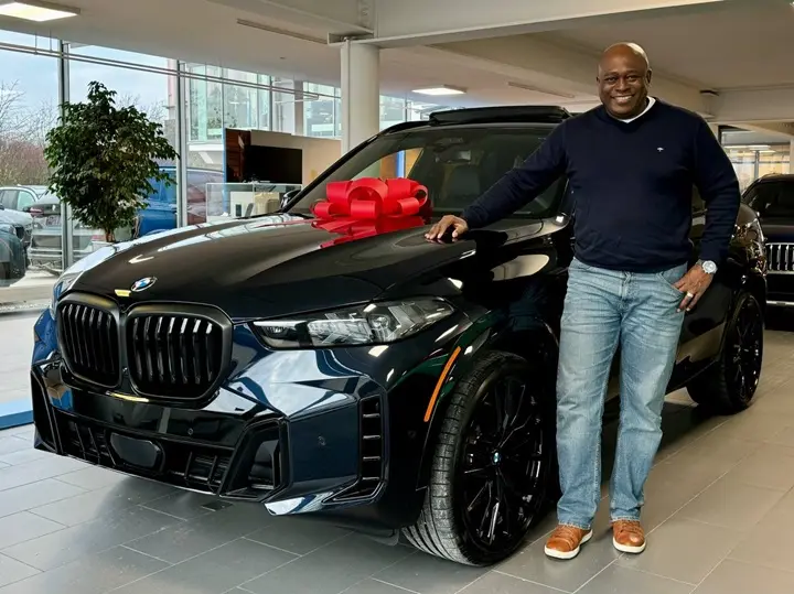 Mr Kaffo with his BMW X5 xDrive40i