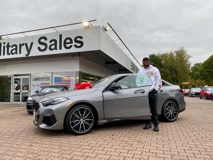 Mr Little with his BMW M235i